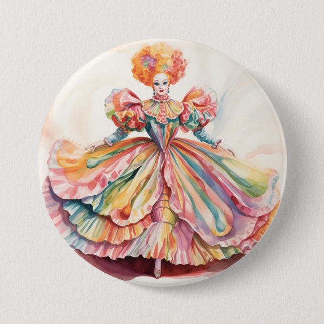 MOTHER GINGER Nussknacker-Ballett Button (Vorderseite)