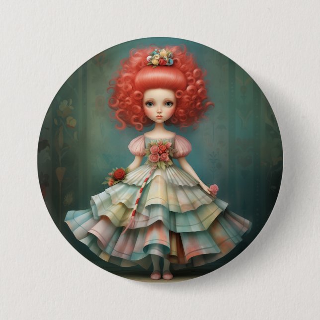MOTHER GINGER Nutcracker Fashion Ballet Button (Vorderseite)