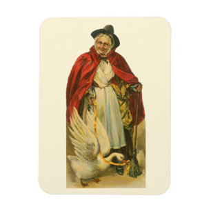 Mother Goose altes viktorianisches Geschichtsbuch Magnet