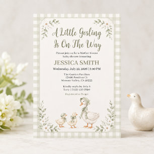 Mother Goose Little Gosling Baby Shower Einladung