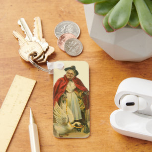 Mother Goose Vintage Victorian Story Book Schlüsselanhänger