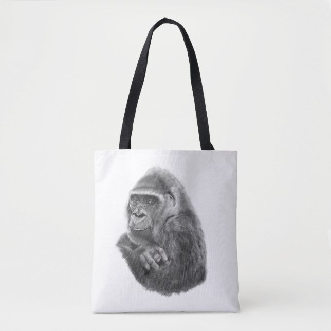 Mother gorilla tote bag 母ゴリラのトートバッグ (Vorderseite)