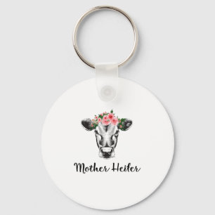 Mother Heifer Cute Perfect gift for Mother Schlüsselanhänger