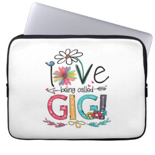 Mother I Love Being Called Gigi Sunflower Birthday Laptopschutzhülle