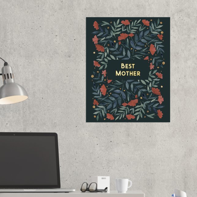 Mother Magical Vintag Garden Mother Day Foliendrucke (In Situ (Schreibtisch 2))