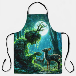 Mother nature's gentle touch on a spotted fawn Schürze