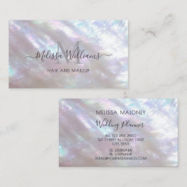 Mother-of-pearl  Monogram Shimmering Visitenkarte