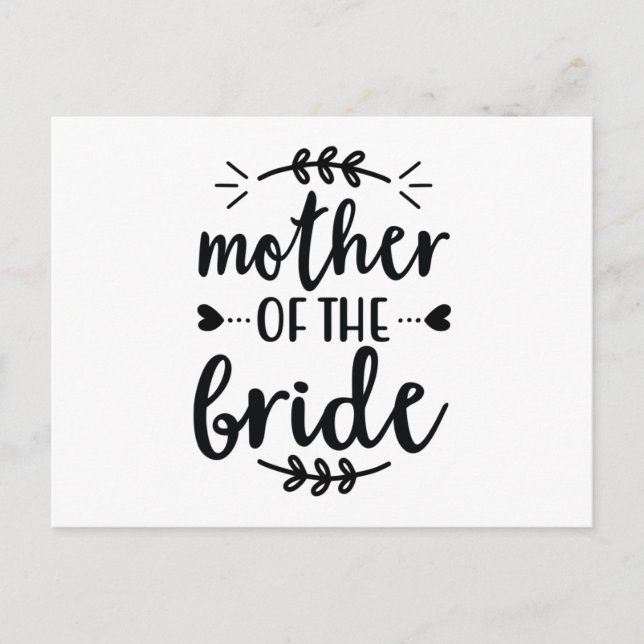 Mother of the Bride Postkarte (Vorderseite)