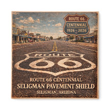Mother Road Centennial Seligman Straßenbelag Icon