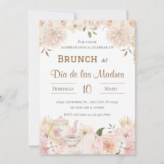 Mother´s Day Brunch Invitation Einladung