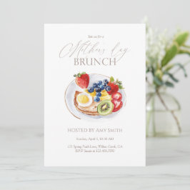 Mother’s Day Brunch Watercolor Mother’s Day Einladung