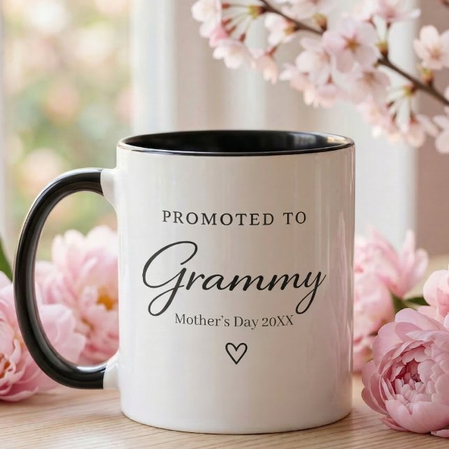 Mother’s Day Pregnancy Reveal Gift for Grammy Tasse (Mother's day Promotes to Grammy Mug  )