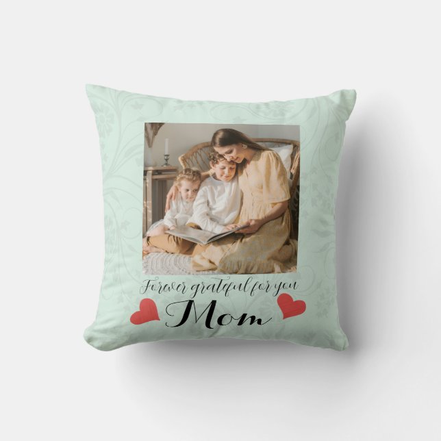 Mother’s Day Throw Pillow Gift for Mom  Kissen (Vorderseite)