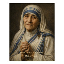 Mother Teresa Kunstprint