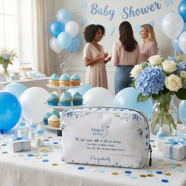 Mother To Be , Pregnancy , Ultrasound  Milestone  Waschbeutel (Von Creator hochgeladen)