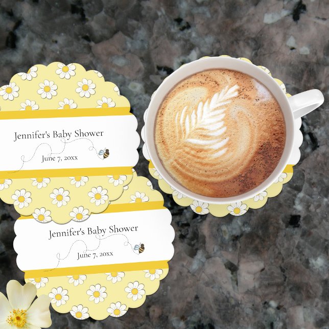 Mother-to-Bee Baby Shower  Untersetzer (Von Creator hochgeladen)