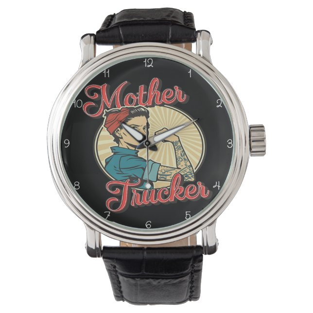 Mother Trucker: Rosie The Riveter Armbanduhr (Vorderseite)