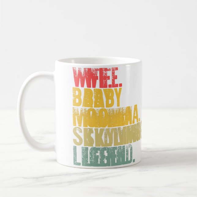Mother Women Funny Wife Baby Momma Skydiving Legen Kaffeetasse (Links)