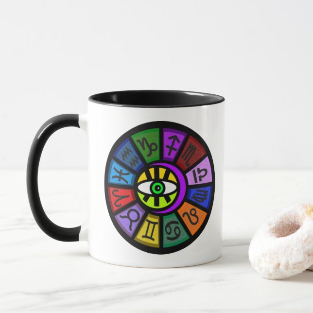 MOTHER ZODIAC'S UNIVERSE TASSE (Mit Donut)