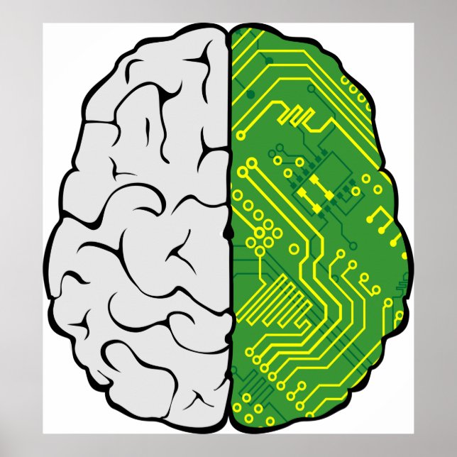 Motherboard-Brain Poster (Vorne)