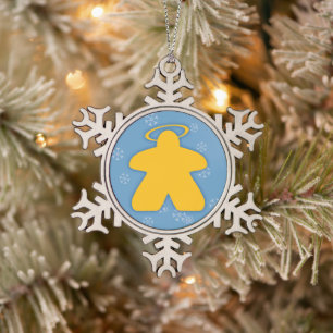 Motherboard Game Angel Snowflake Ornament