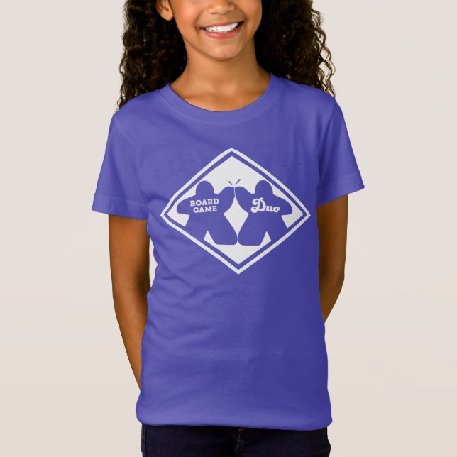 Motherboard Game Duo White Frame Girls Shirt (Vorderseite)