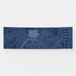 Motherboard-Schaltmuster für Blaugrippe Banner