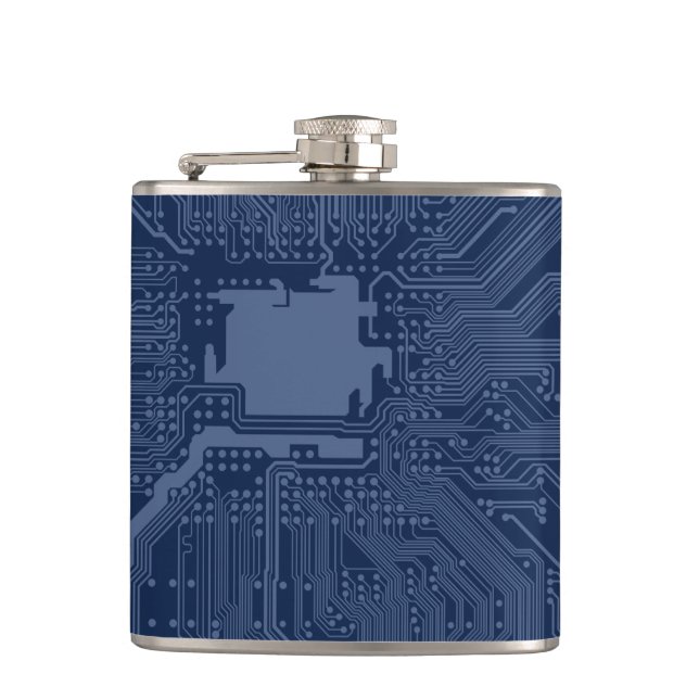 Motherboard-Schaltmuster für Blaugrippe Flachmann (Vorderseite)