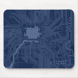 Motherboard-Schaltmuster für Blaugrippe Mousepad