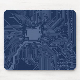 Motherboard-Schaltmuster für Blaugrippe Mousepad