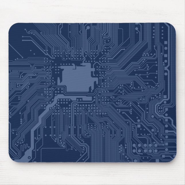 Motherboard-Schaltmuster für Blaugrippe Mousepad (Vorne)