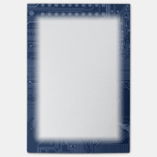 Motherboard-Schaltmuster für Blaugrippe Post-it Klebezettel