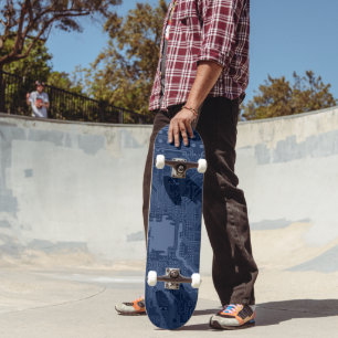 Motherboard-Schaltmuster für Blaugrippe Skateboard