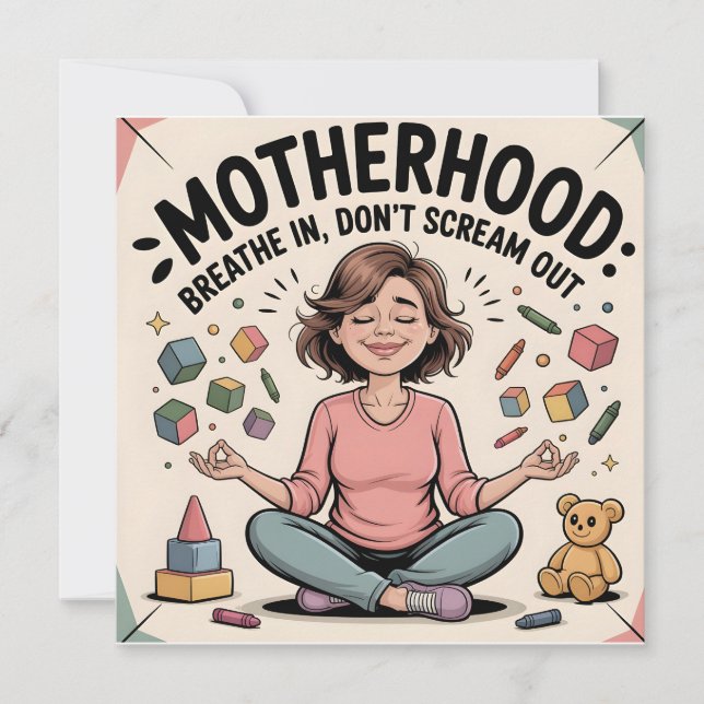 Motherhood Breathe In Calm Art (Vorderseite)
