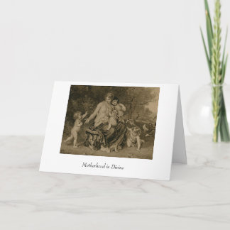 Motherhood is Divine Karte