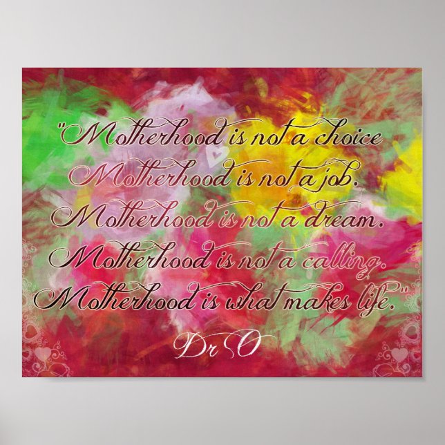 Motherhood Poster by 3SqMeals (Vorne)