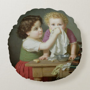 Motherly Instinkt, 1872 Rundes Kissen
