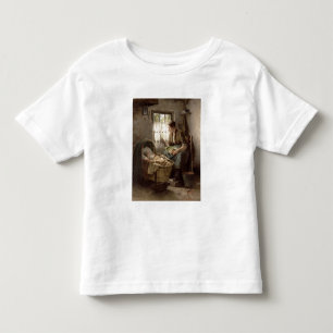 Motherly Zuneigung (Öl auf Leinwand) Kleinkind T-shirt
