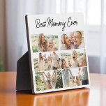 Mother's Day 6 Photo Collage Best Mommy Ever  Fotoplatte<br><div class="desc">Honor the most important woman in your life with this Best Mommy Ever Mothers Day photo collage plaque. Designed with six customizable photo slots, it is the perfect way to showcase your favorite memories and celebrate everything she does. Whether it is for Mothers Day, her birthday, or a heartfelt surprise,...</div>