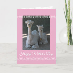 Mother's Day Alpaca Karte