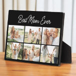 Mother's Day Best Mom Ever Custom 6 Photo Collage Fotoplatte<br><div class="desc">Celebrate Mothers Day with a custom 6 photo collage plaque featuring the heartfelt message Best Mom Ever. This personalized design lets you showcase six of your favorite moments together in a clean and meaningful layout. Perfect for gifting on Mothers Day or any special occasion, this keepsake is a beautiful way...</div>