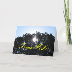 Mother's Day card - from all family Karte