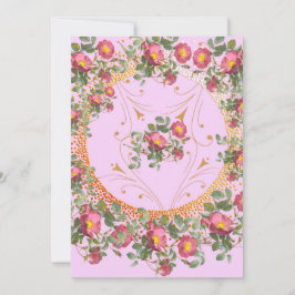 Mother's Day Card Vintage Flowers Feiertagskarte