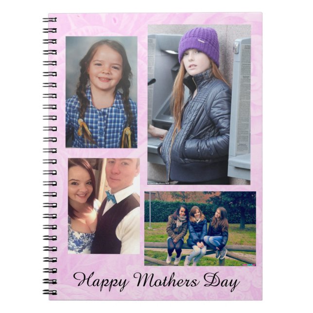 Mother's Day Custom Foto Personalisiert Notizblock (Vorderseite)