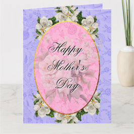 Mother's Day Elegant Vintage Beautiful Dankeskarte