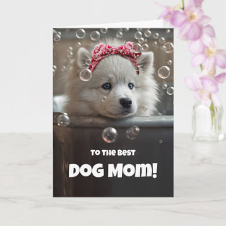 Mothers Day from Pet Dog Fur Baby Cute Karte