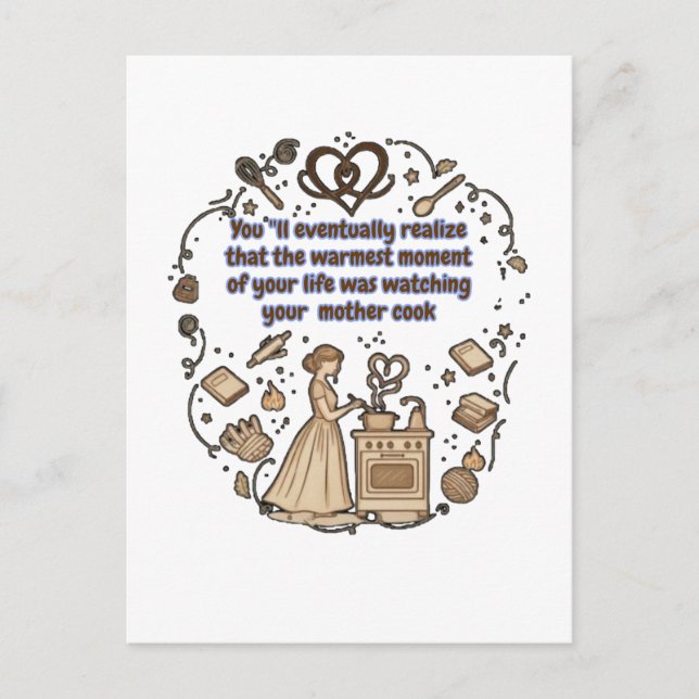 mother's day gifts postkarte (Vorderseite)