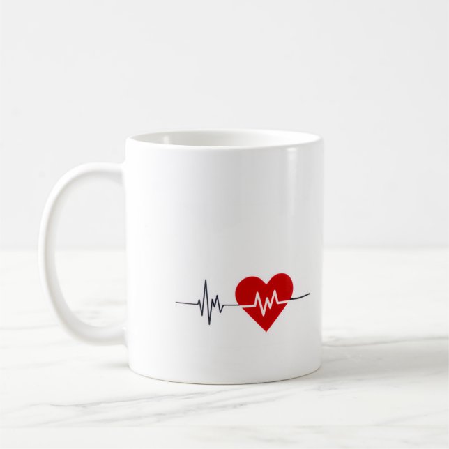 Mother's Day - Heartbeat Kaffeetasse (Links)