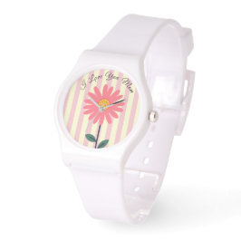 Mothers Day,I Love You Mom,Best Mom Ever,Modern Armbanduhr