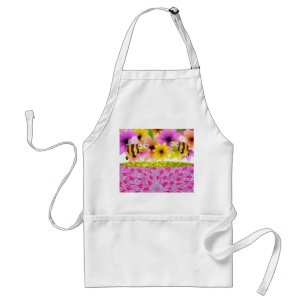 Mother's Day Kitchen Apron Bumblebee Schürze